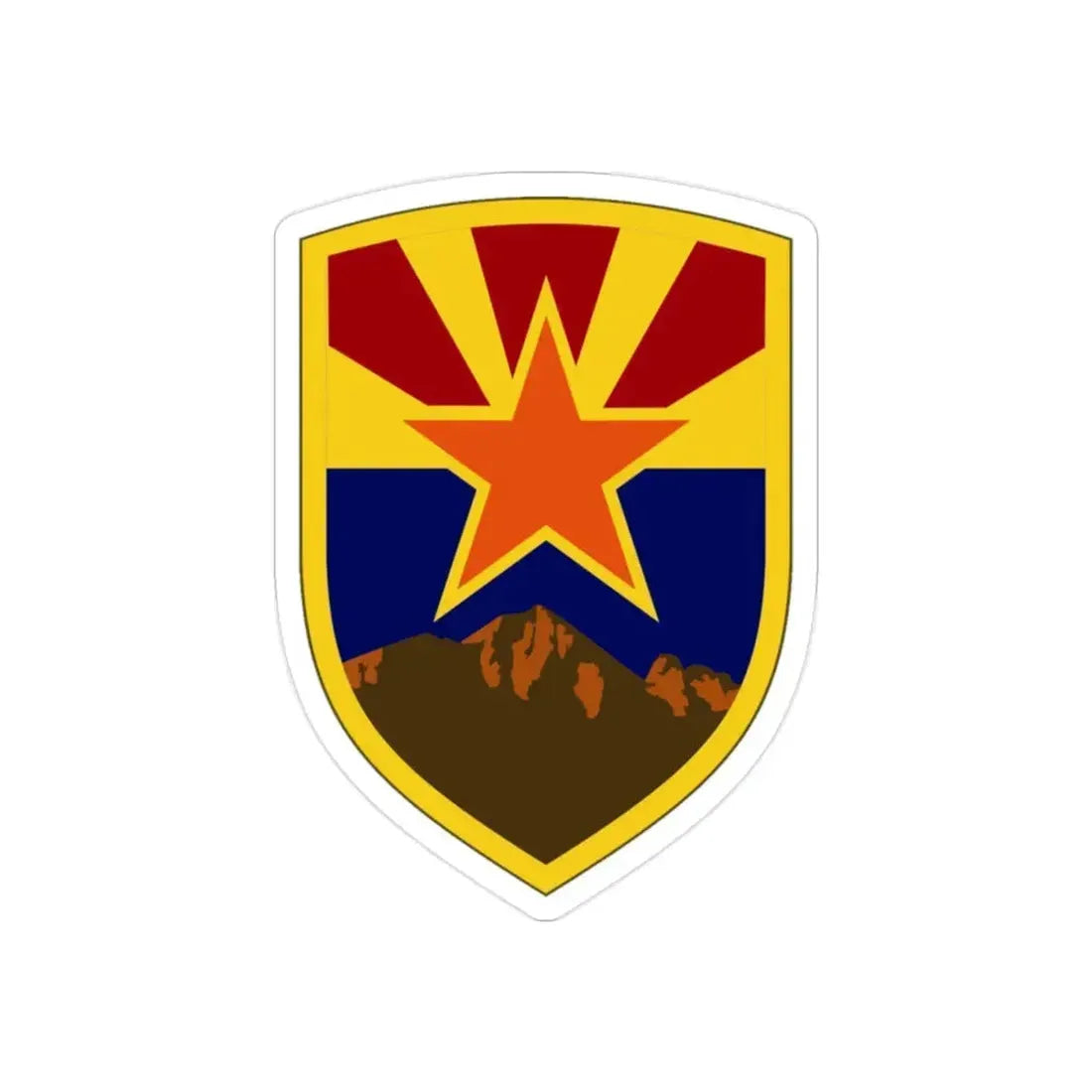 198 Regional Support Group 2 (U.S. Army) REVERSE PRINT Transparent Die-Cut STICKER - The Sticker Space