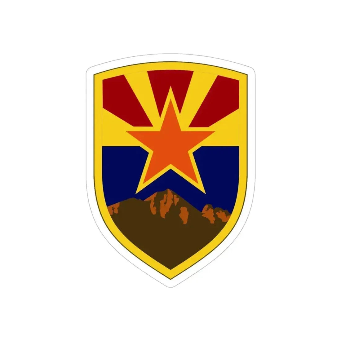 198 Regional Support Group 2 (U.S. Army) REVERSE PRINT Transparent Die-Cut STICKER - The Sticker Space