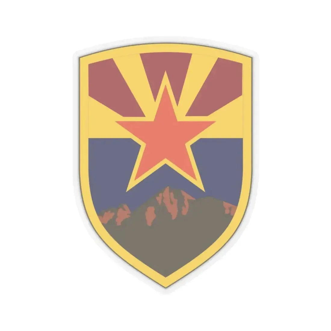 198 Regional Support Group 2 (U.S. Army) STICKER Vinyl Kiss-Cut Decal 3 Inch Transparent - The Sticker Space