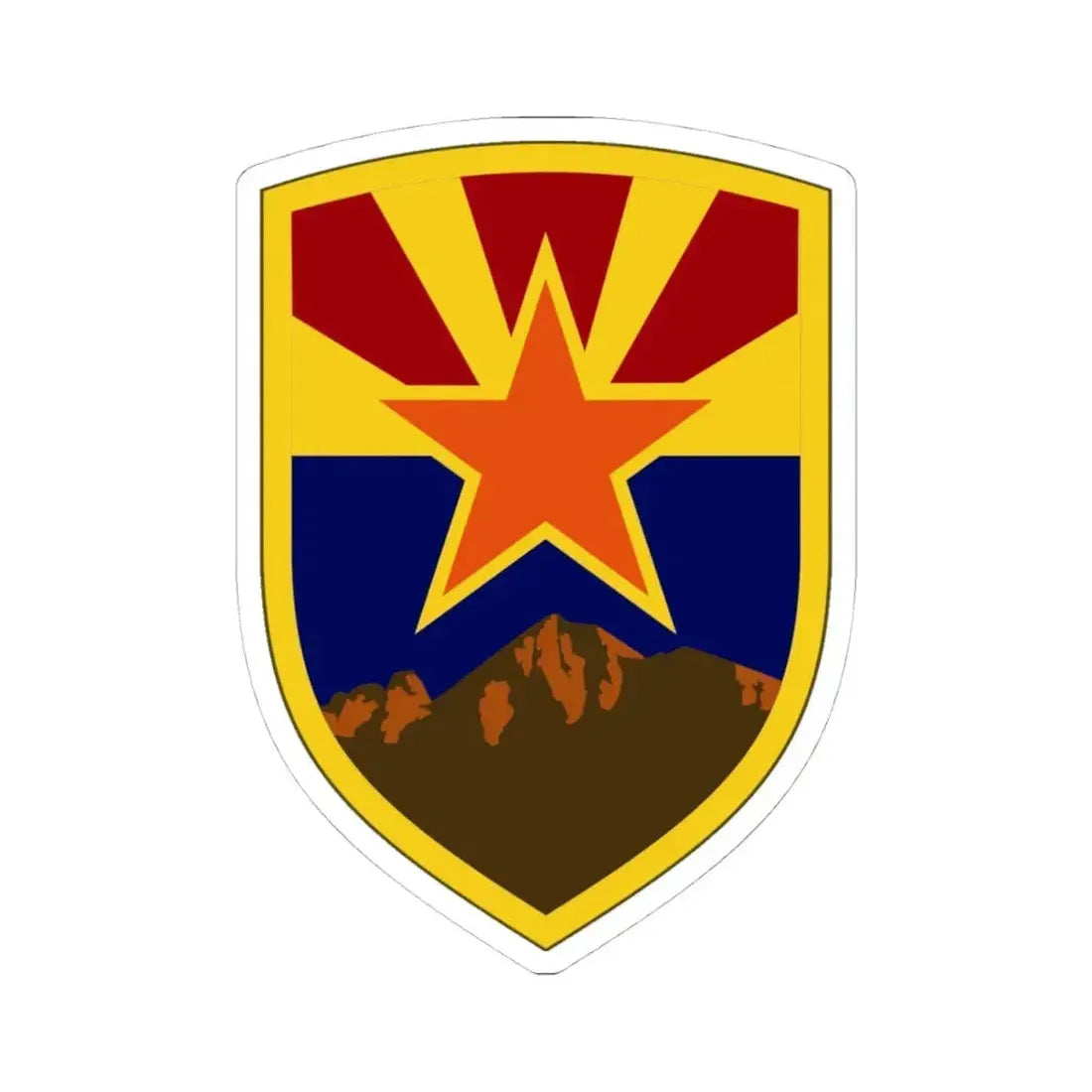 198 Regional Support Group 2 (U.S. Army) STICKER Vinyl Kiss-Cut Decal 4 Inch White - The Sticker Space