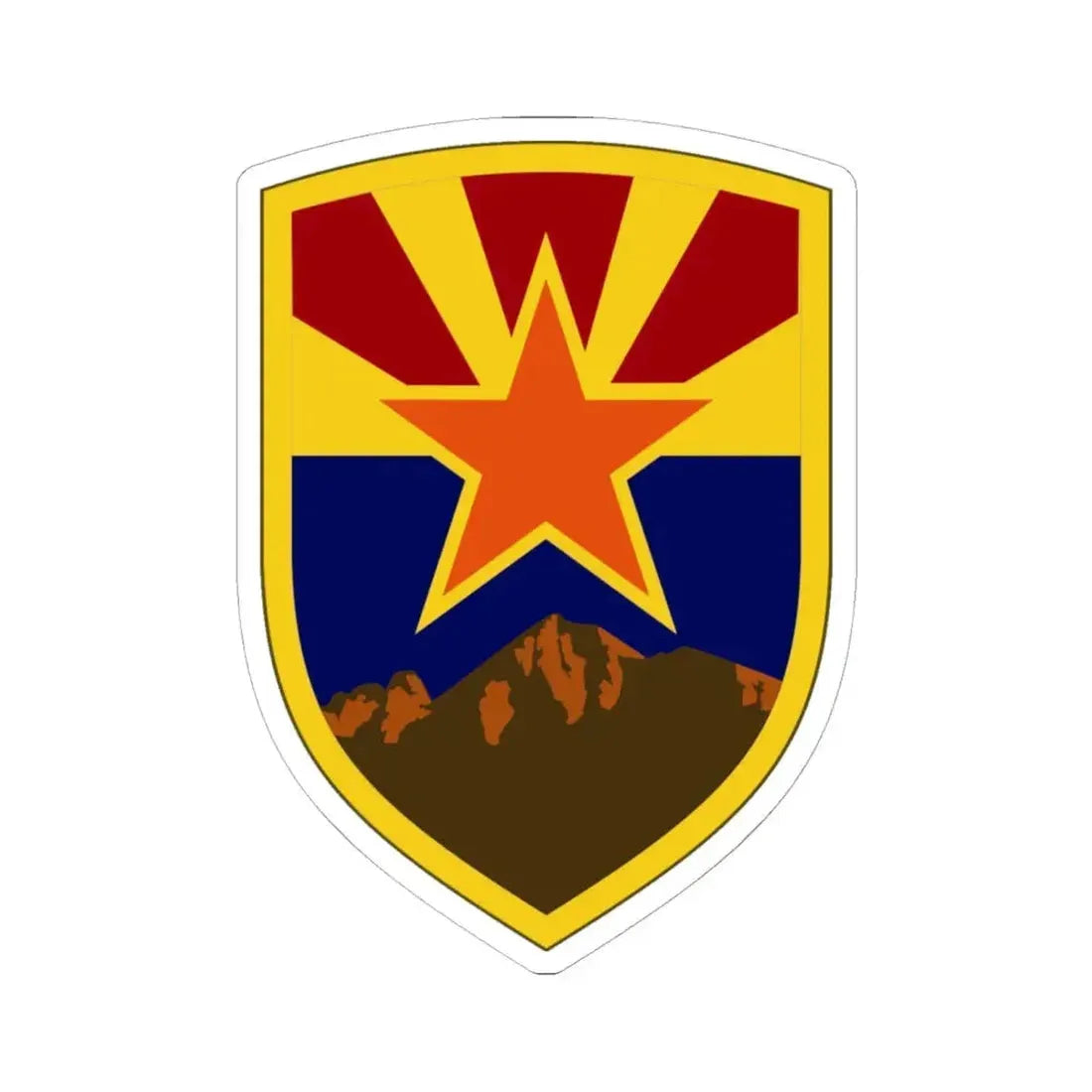 198 Regional Support Group 2 (U.S. Army) STICKER Vinyl Kiss-Cut Decal 6 Inch White - The Sticker Space