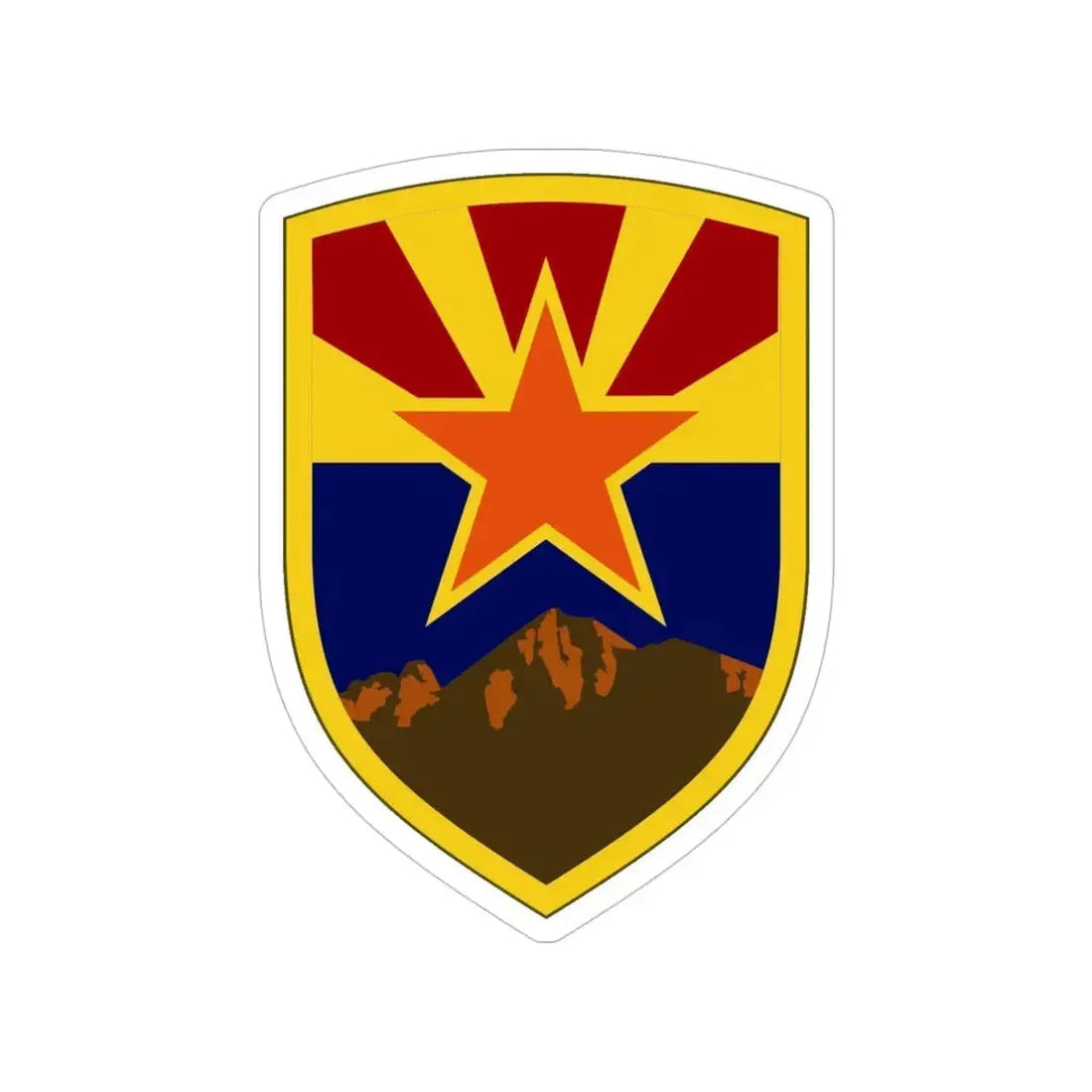 198 Regional Support Group 2 (U.S. Army) Transparent STICKER Die-Cut Vinyl Decal 5 Inch - The Sticker Space