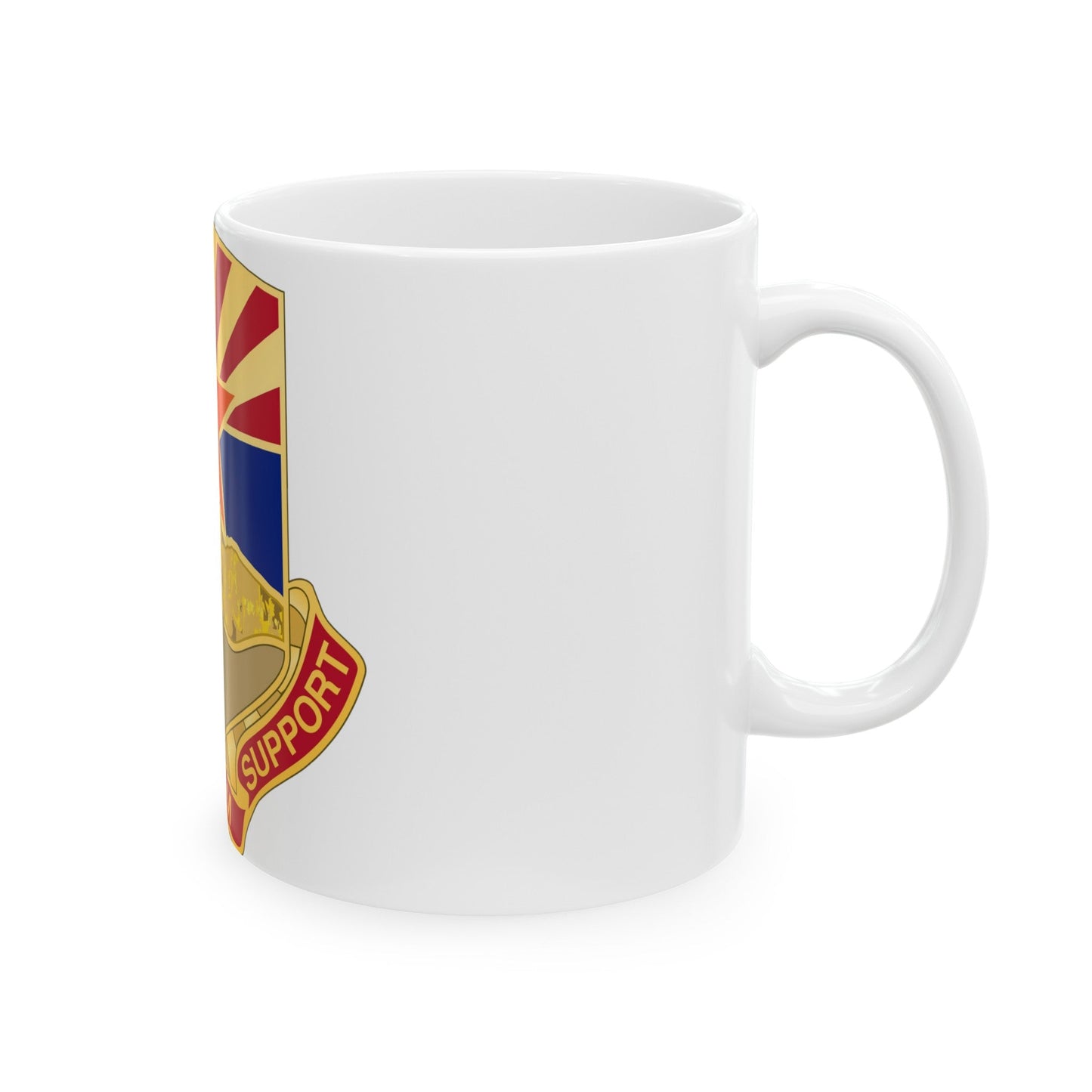 198 Regional Support Group (U.S. Army) White Coffee Mug-The Sticker Space