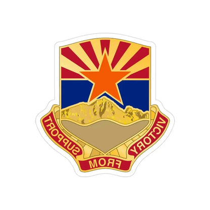 198 Regional Support Group (U.S. Army) REVERSE PRINT Transparent Die-Cut STICKER - The Sticker Space