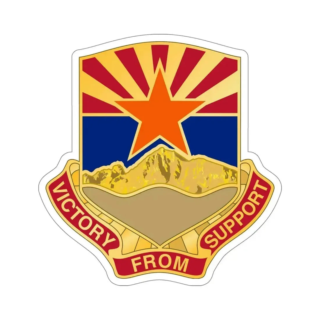 198 Regional Support Group (U.S. Army) STICKER Vinyl Die-Cut Decal 6 Inch - The Sticker Space