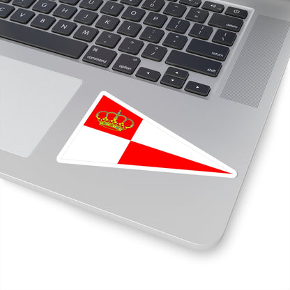Flag of rcncastellon (Spain) STICKER Vinyl Kiss-Cut Decal