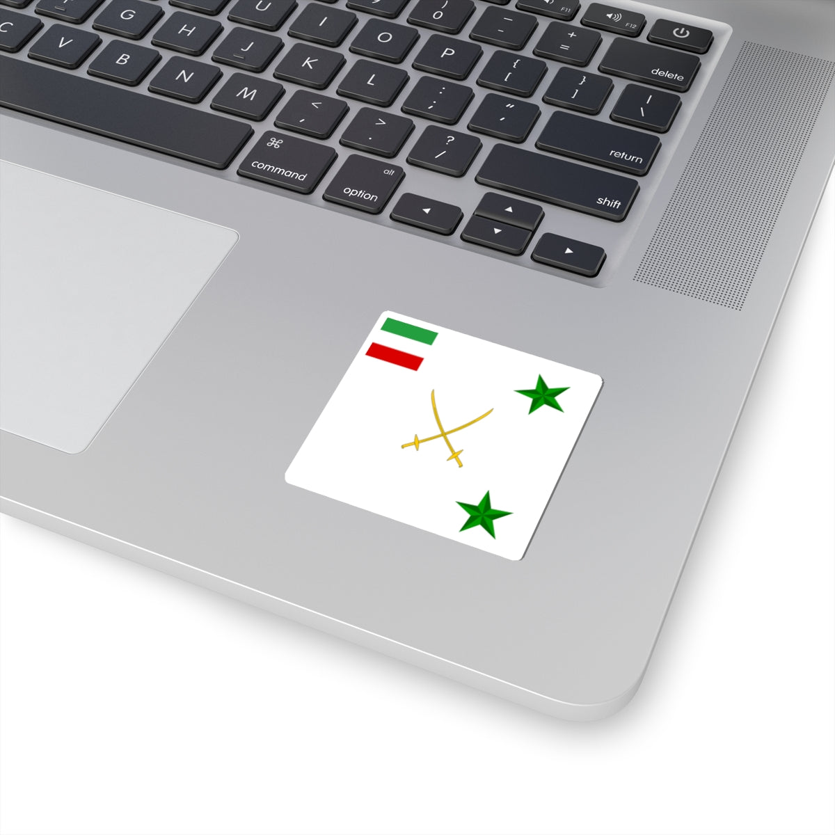 Flag of a Persian Division General (Iran) STICKER Vinyl Kiss-Cut Decal