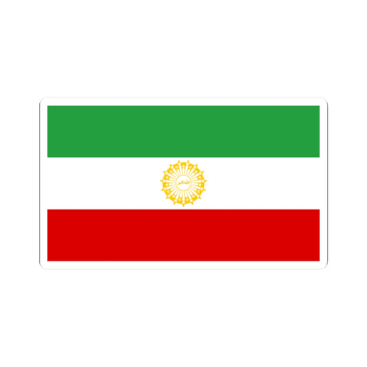 First Flag of I.R.Iran (Iran) STICKER Vinyl Kiss-Cut Decal