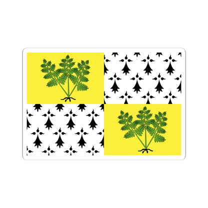 Flag of Fougeres (France) STICKER Vinyl Kiss-Cut Decal