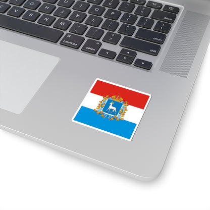 Standard of the Governor of Samara Oblast (Russia) STICKER Vinyl Kiss-Cut Decal