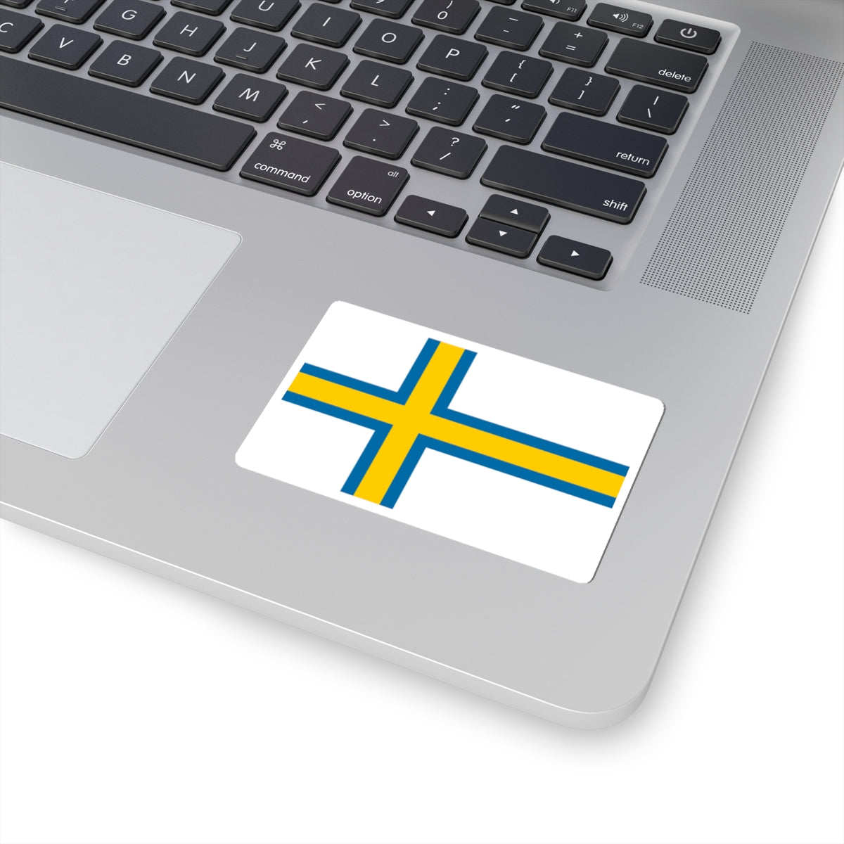 Norrland flag (Sweden) STICKER Vinyl Kiss-Cut Decal