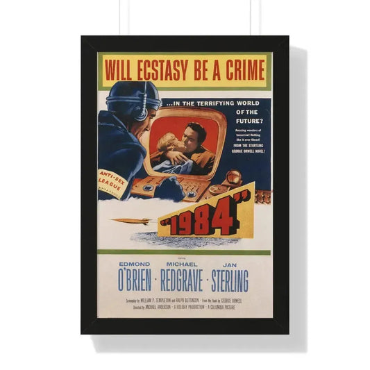 1984 1956 - Framed Movie Poster 16″ x 24″ Black - The Sticker Space