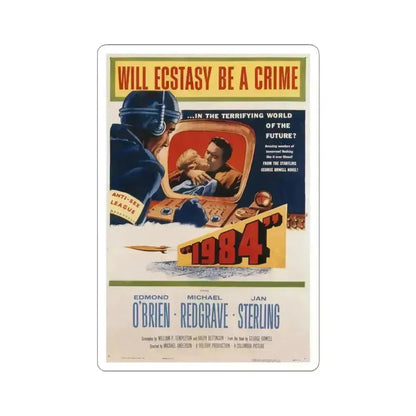 1984 1956 Movie Poster - STICKER Vinyl Kiss-Cut Decal 3 Inch White - The Sticker Space