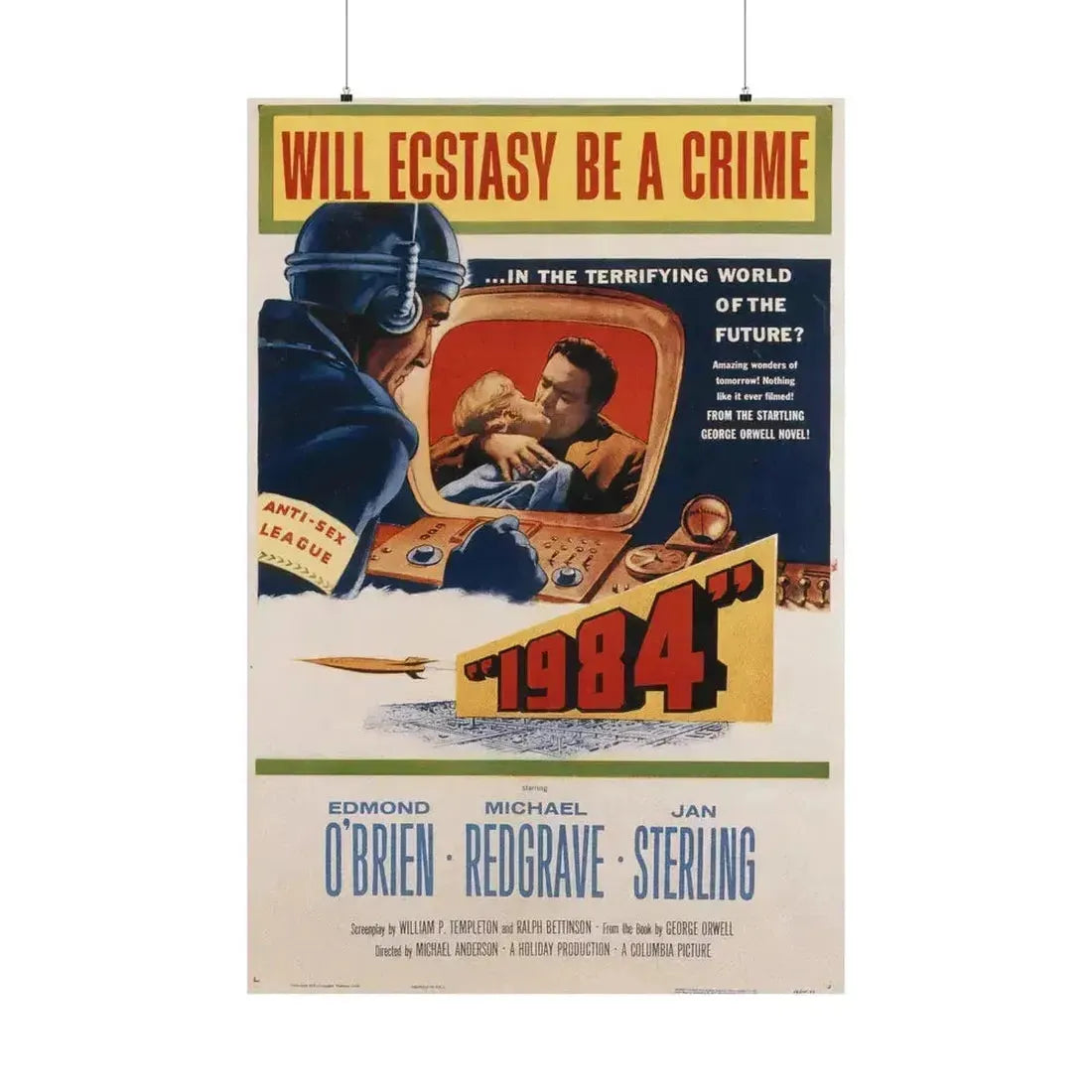 1984 1956 - Paper Movie Poster 36" x 54" Matte - The Sticker Space