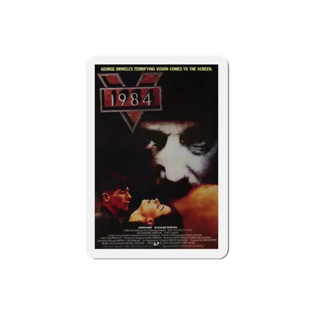 1984 1984 Movie Poster Refrigerator Magnet - The Sticker Space