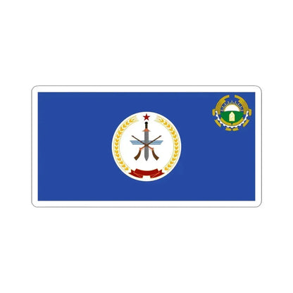 1987-1992 Flag of Afghan Army (Afghanistan) STICKER Vinyl Kiss-Cut Decal 6 Inch White - The Sticker Space