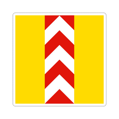 Old flag of Neuchatel (Switzerland) STICKER Vinyl Kiss-Cut Decal