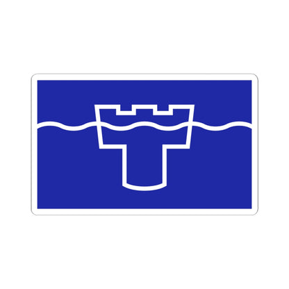 County Flag of Tyne  Wear (England) STICKER Vinyl Kiss-Cut Decal