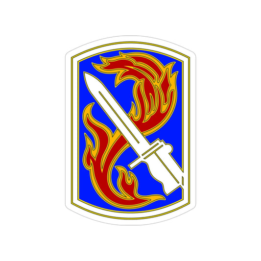 198TH INFANTRY BRIGADE (U.S. Army) Transparent STICKER Die-Cut Vinyl Decal-6 Inch-The Sticker Space