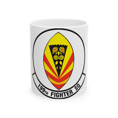 199 Fighter Squadron (U.S. Air Force) White Coffee Mug-11oz-The Sticker Space