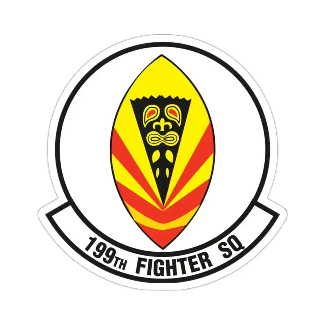 199 Fighter Squadron (U.S. Air Force) STICKER Vinyl Die-Cut Decal 2 Inch - The Sticker Space