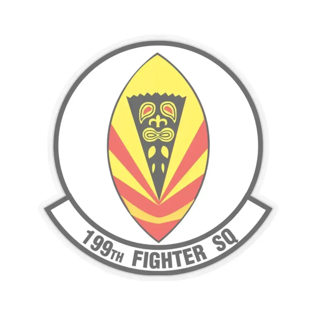 199 Fighter Squadron (U.S. Air Force) STICKER Vinyl Kiss-Cut Decal 2 Inch Transparent - The Sticker Space