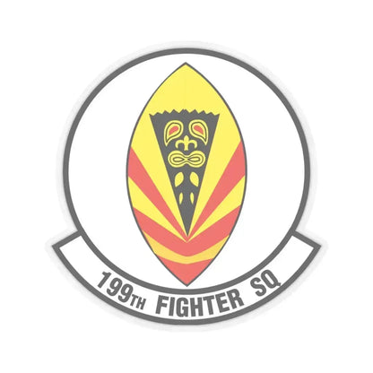 199 Fighter Squadron (U.S. Air Force) STICKER Vinyl Kiss-Cut Decal 3 Inch Transparent - The Sticker Space