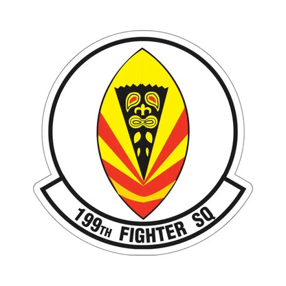 199 Fighter Squadron (U.S. Air Force) STICKER Vinyl Kiss-Cut Decal 6 Inch White - The Sticker Space
