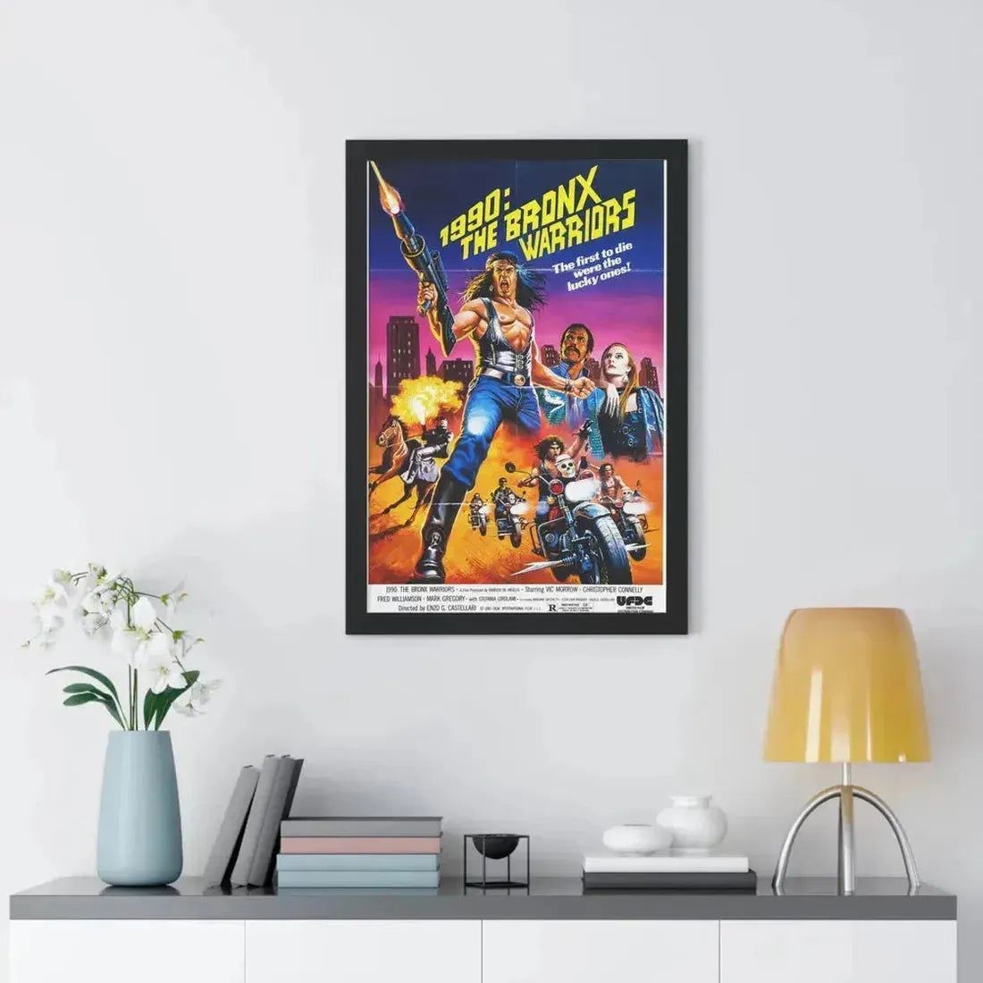 1990 THE BRONX WARRIORS (2) 1982 - Framed Movie Poster - The Sticker Space