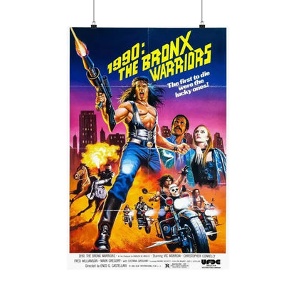 1990 THE BRONX WARRIORS (2) 1982 - Paper Movie Poster 20″ x 30″ Matte - The Sticker Space