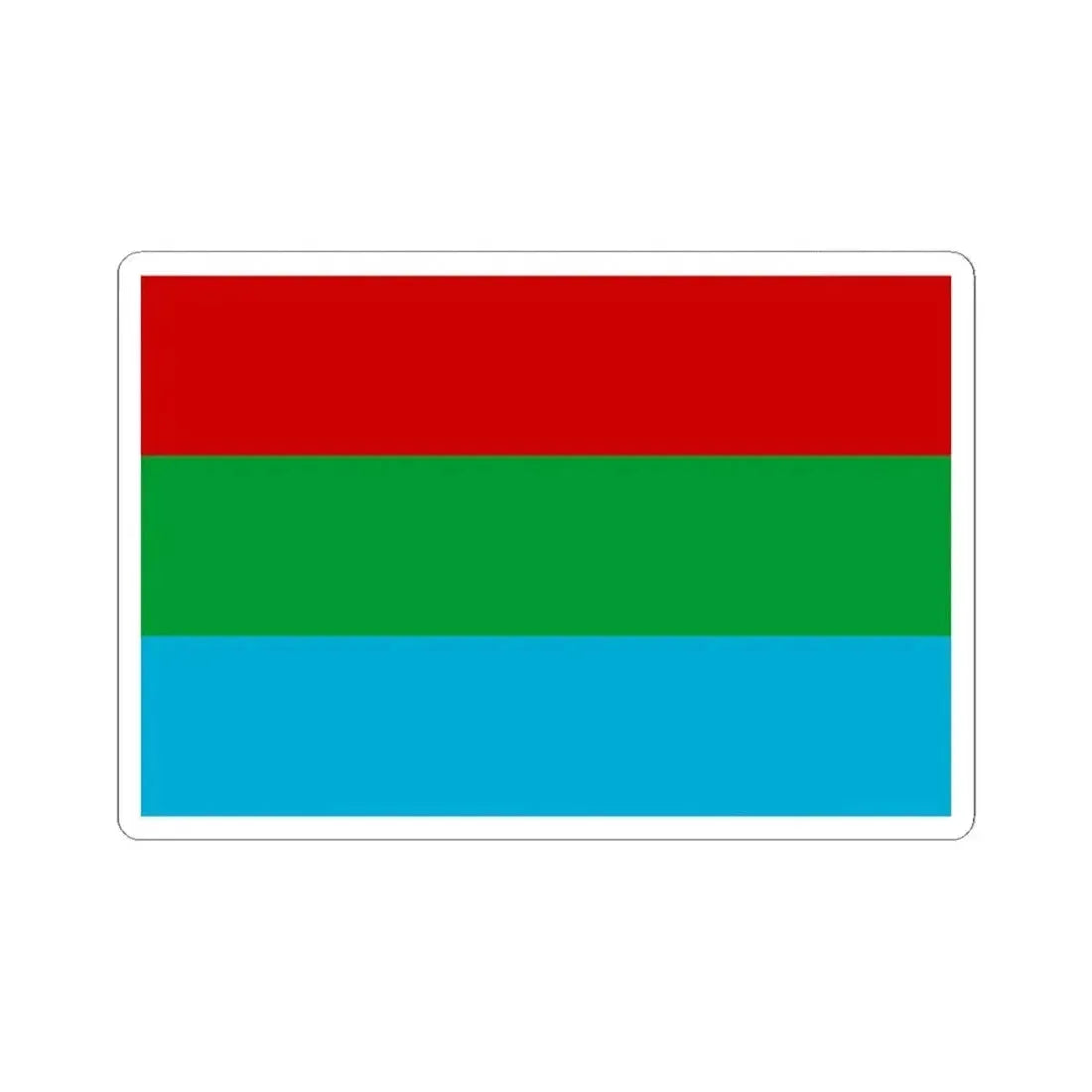 1991 Belarus Flag Proposal (Belarus) STICKER Vinyl Kiss-Cut Decal 2 Inch White - The Sticker Space