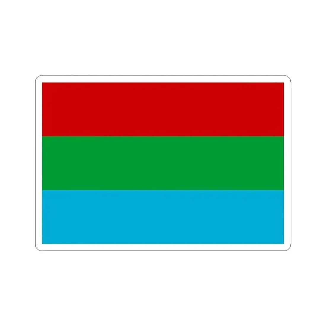 1991 Belarus Flag Proposal (Belarus) STICKER Vinyl Kiss-Cut Decal 3 Inch White - The Sticker Space