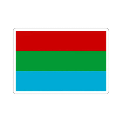 1991 Belarus Flag Proposal (Belarus) STICKER Vinyl Kiss-Cut Decal 4 Inch White - The Sticker Space