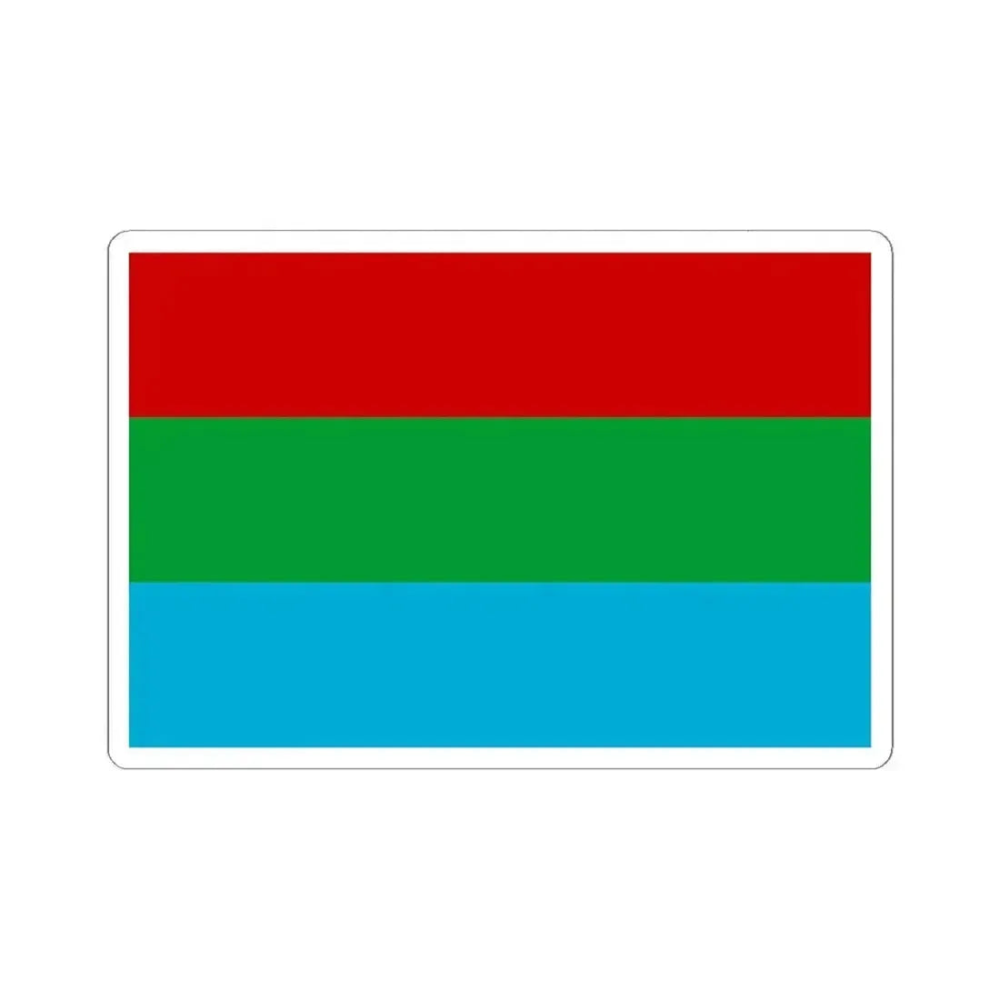 1991 Belarus Flag Proposal (Belarus) STICKER Vinyl Kiss-Cut Decal 6 Inch White - The Sticker Space