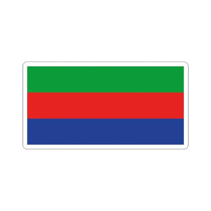 1992 Bosnia  Heregovina Tricolor Flag Proposal (Bosnia and Herzegovina) STICKER Vinyl Kiss-Cut Decal 3 Inch White - The Sticker Space