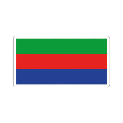 1992 Bosnia  Heregovina Tricolor Flag Proposal (Bosnia and Herzegovina) STICKER Vinyl Kiss-Cut Decal 4 Inch White - The Sticker Space