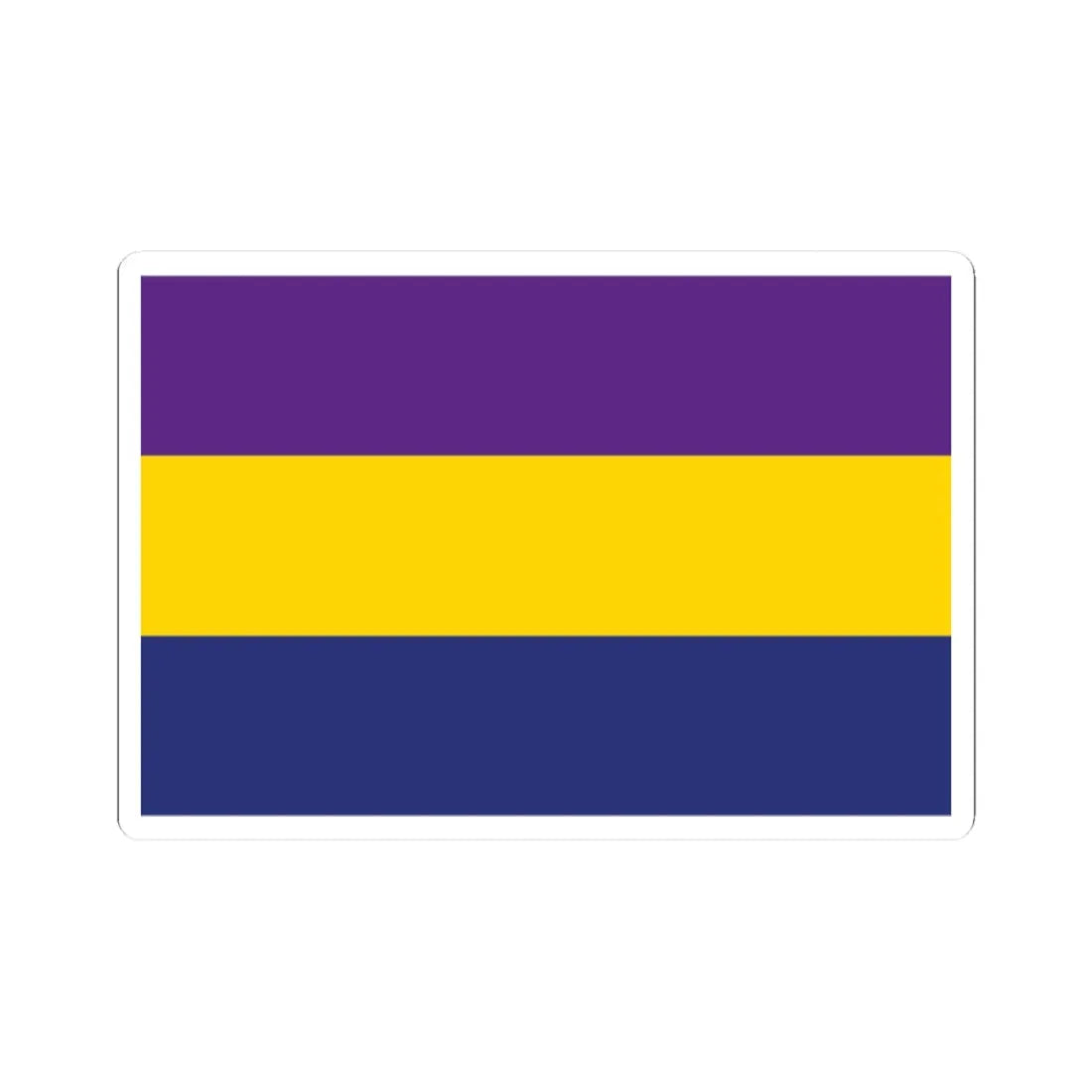 1992 Ukraine Flag Proposal 2 (Ukraine) STICKER Vinyl Kiss-Cut Decal 2 Inch White - The Sticker Space