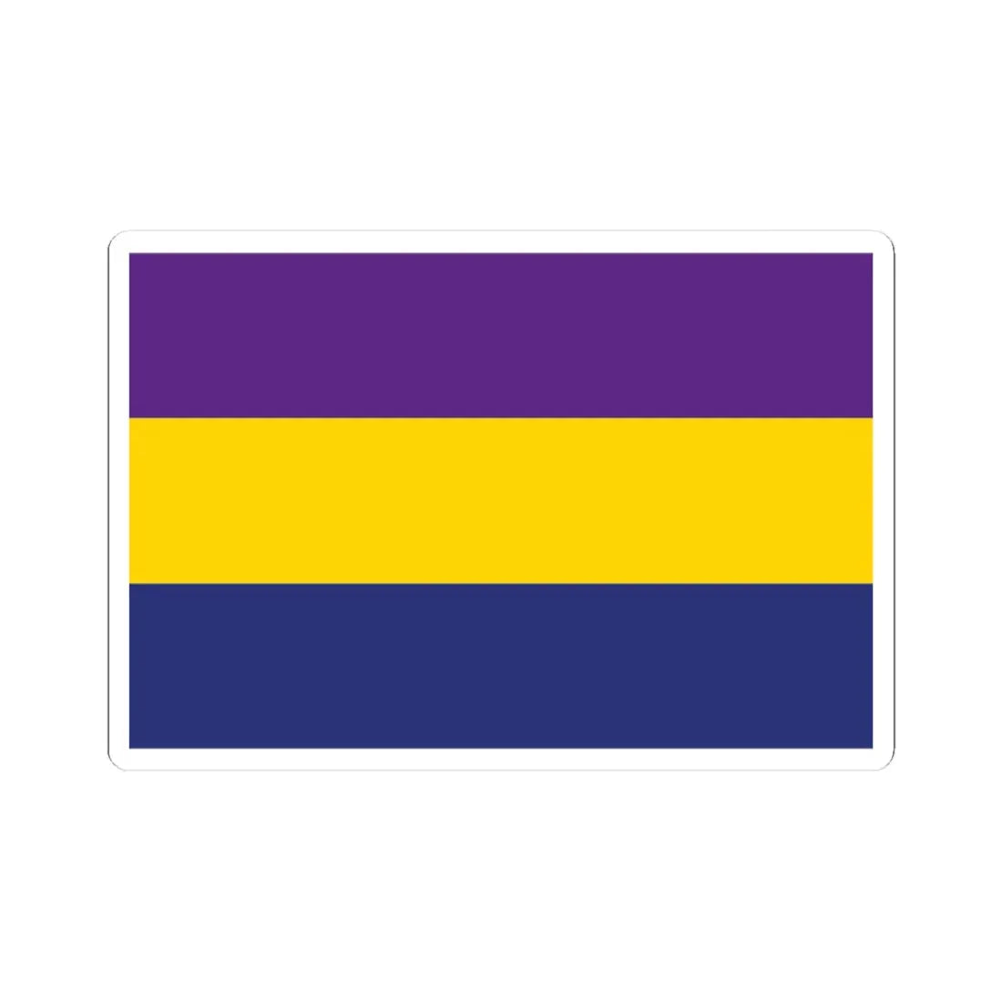 1992 Ukraine Flag Proposal 2 (Ukraine) STICKER Vinyl Kiss-Cut Decal 3 Inch White - The Sticker Space