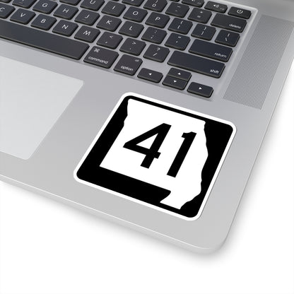MO-41 (Missouri) (Road Sign) STICKER Vinyl Kiss-Cut Decal