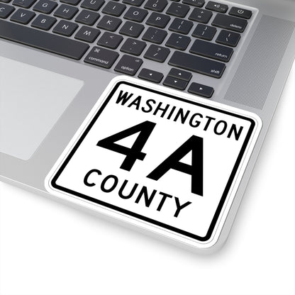 Washington County Route 4A MN (Minnesota) (Road Sign) STICKER Vinyl Kiss-Cut Decal