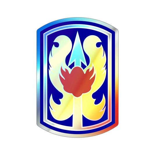 199TH INFANTRY BRIGADE (U.S. Army) Holographic STICKER Die-Cut Vinyl Decal-6 Inch-The Sticker Space