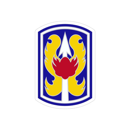 199TH INFANTRY BRIGADE (U.S. Army) REVERSE PRINT Transparent STICKER-3 Inch-The Sticker Space