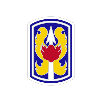 199TH INFANTRY BRIGADE (U.S. Army) REVERSE PRINT Transparent STICKER-6 Inch-The Sticker Space