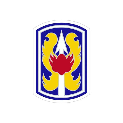 199TH INFANTRY BRIGADE (U.S. Army) REVERSE PRINT Transparent Die-Cut STICKER 6 Inch Die-Cut Transparent - The Sticker Space