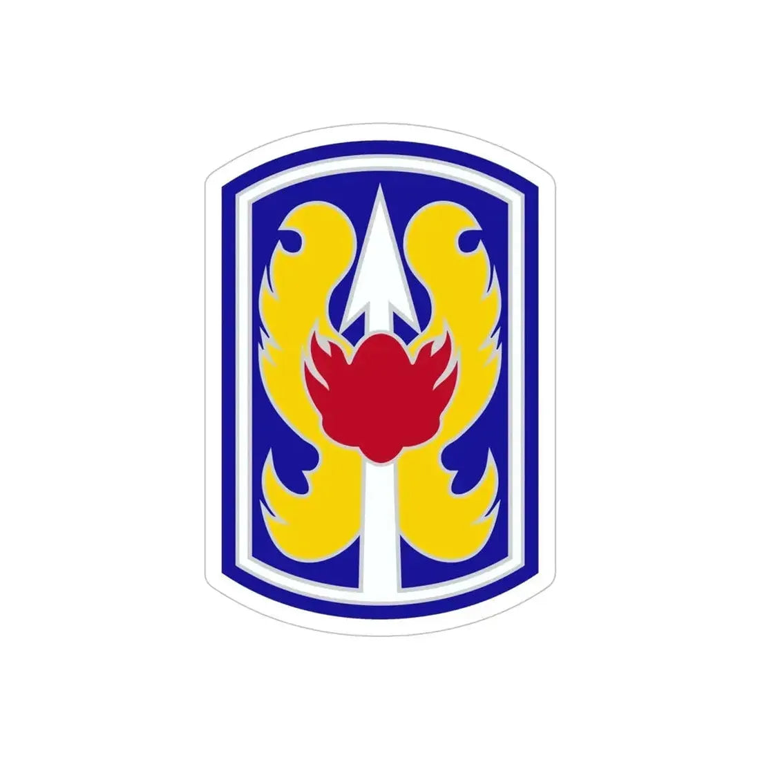 199TH INFANTRY BRIGADE (U.S. Army) REVERSE PRINT Transparent Die-Cut STICKER - The Sticker Space
