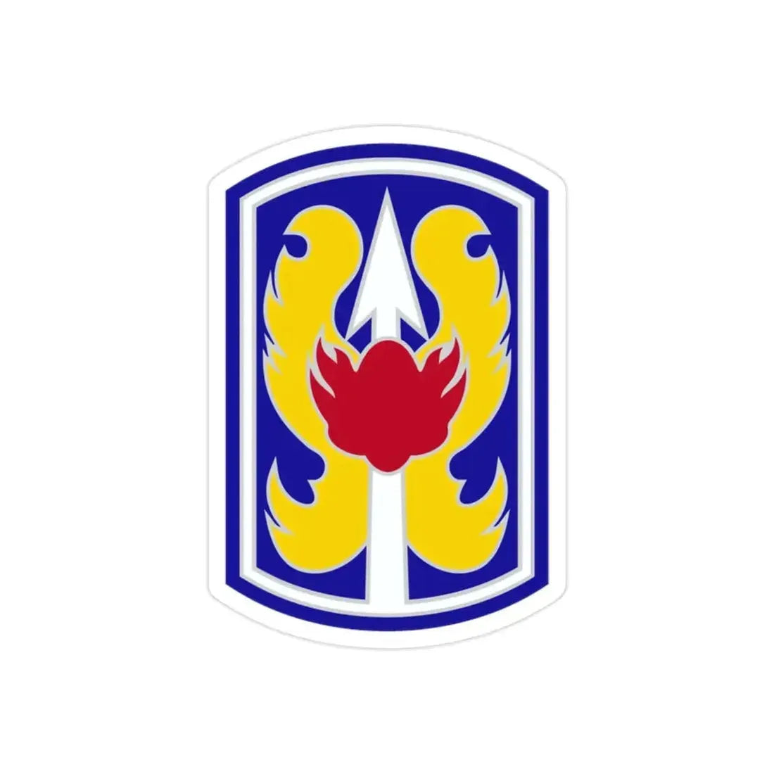 199TH INFANTRY BRIGADE (U.S. Army) REVERSE PRINT Transparent Die-Cut STICKER - The Sticker Space