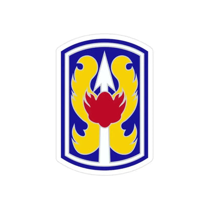 199TH INFANTRY BRIGADE (U.S. Army) REVERSE PRINT Transparent Die-Cut STICKER - The Sticker Space