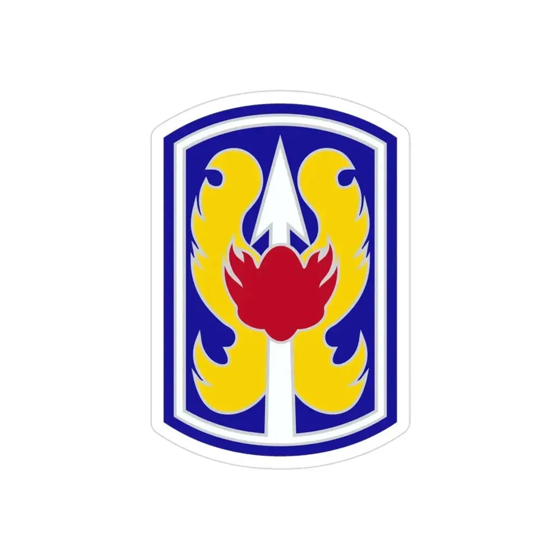 199TH INFANTRY BRIGADE (U.S. Army) REVERSE PRINT Transparent Die-Cut STICKER - The Sticker Space