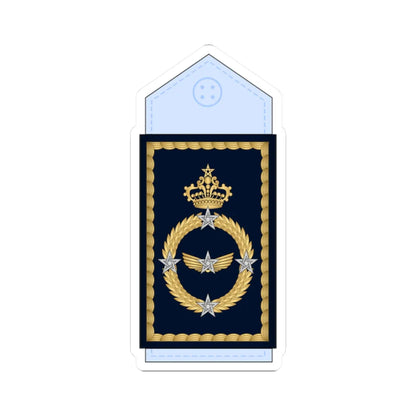 19.Moroccan Air Force GEN (Morocco) (Military Rank) STICKER Vinyl Kiss-Cut Decal 2 Inch White - The Sticker Space