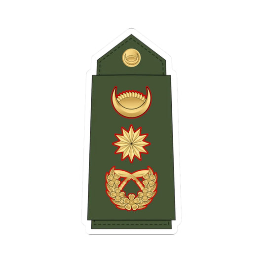 19.Nepalese Army LG (Nepal) (Military Rank) STICKER Vinyl Kiss-Cut Decal 2 Inch White - The Sticker Space